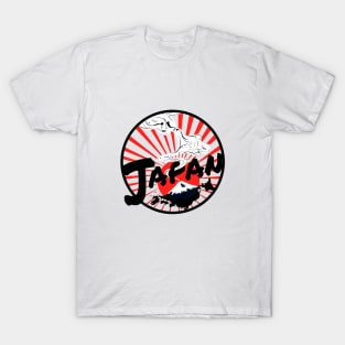 Japan Mount Fuji Land Of The Rising Sun T-Shirt